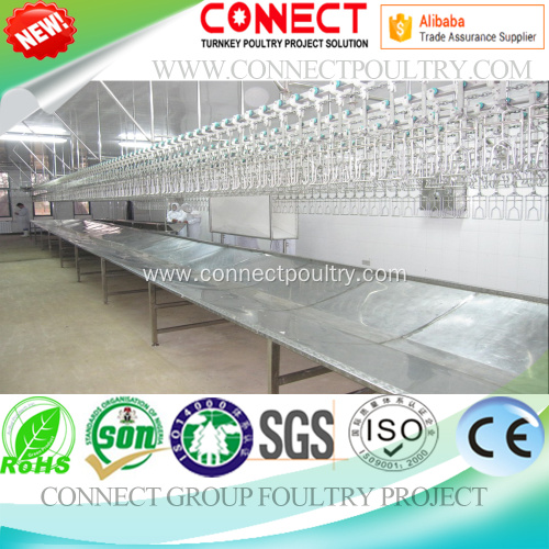 poultry processing equipment for slaughterhouse